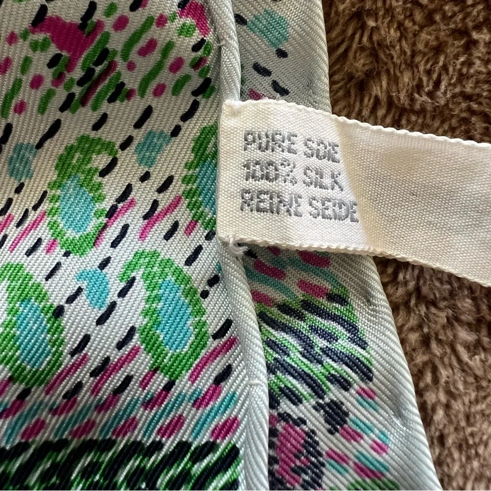 Vintage Christian Dior Silk Scarf